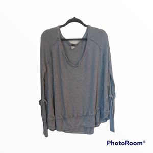 We The Free Free People Oversized Thermal Shirt